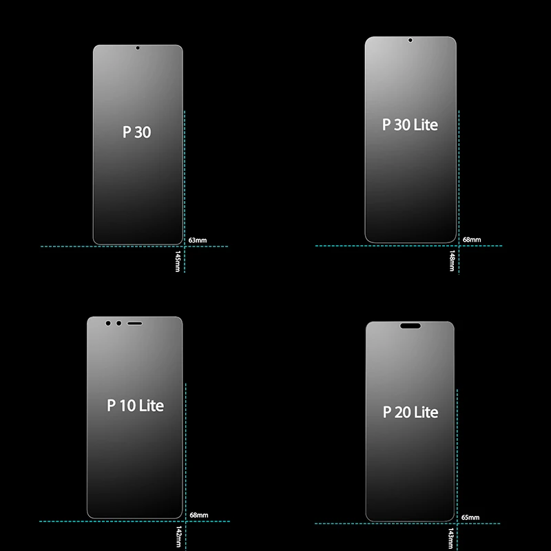 HOPELF закаленное стекло для Huawei P30 Lite P20 защита экрана Защитное телефона
