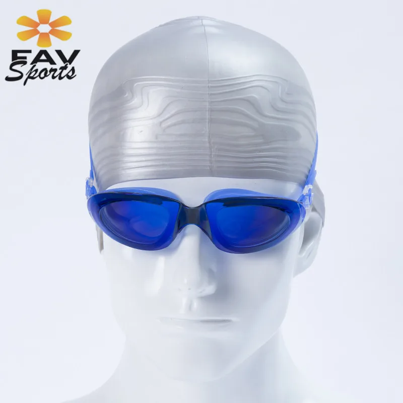 FAVSPORTS противотуманные плавательные очки многоцветные Профессиональные Водонепроницаемые очки Взрослые очки с вогнуто-выпуклыми линзами De Natation Professional