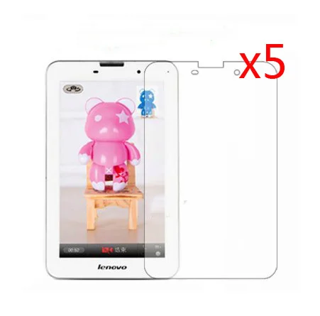 

5x Films + 5x Cloth , Retail Package LCD Clear Screen Protector Protective Film Guards For Lenovo IdeaTab LePad A3000 A3000-H 7"