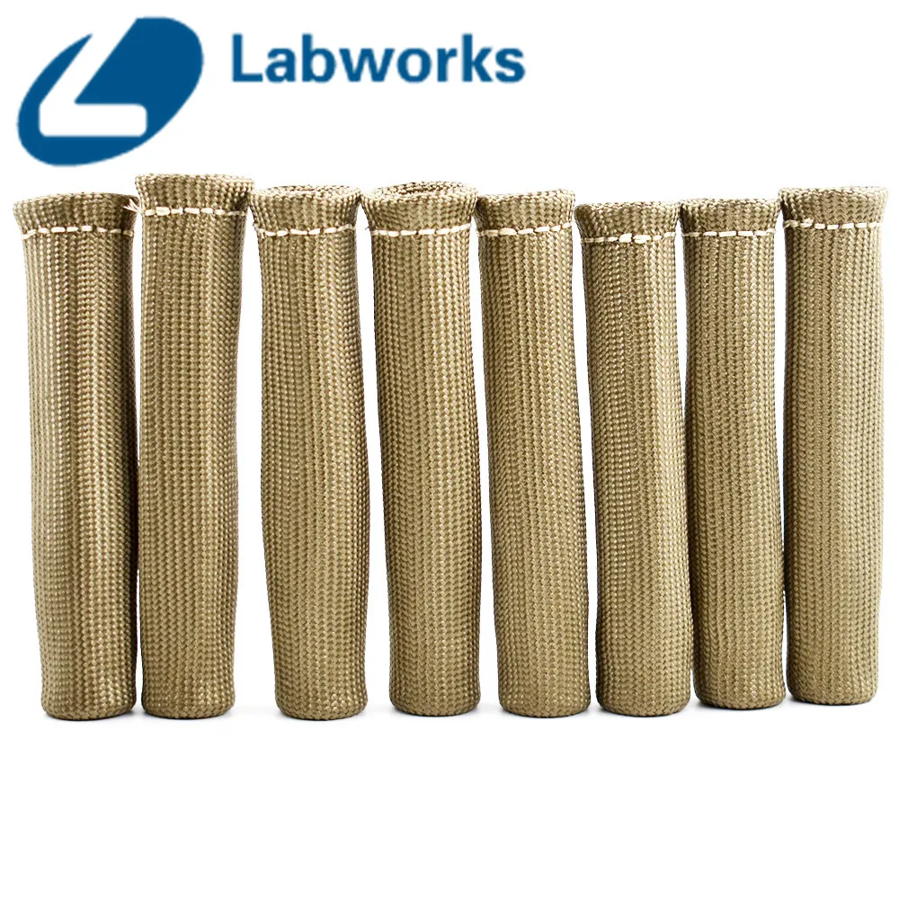 

New Titanium 1800 SPARK PLUG WIRE BOOTS HEAT SHIELD PROTECTOR SLEEVE SBC BBC 350 Free Shipping