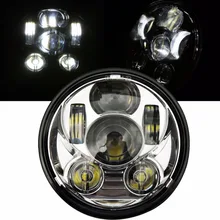 1 шт. черный 5.75 “HID привело высокую ближнего света 5 3/4” спереди для вождения головного света фар для Harley davidson