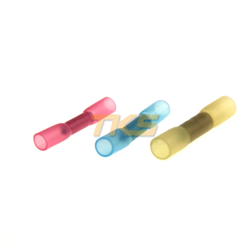 

Heat Shrink Butt Splice Connector Terminals Splices BHT1.25 10PCS For 22-16 AWG