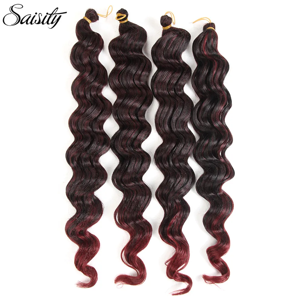 

Saisity crochet braids hair extension braiding hair Deep wave crochet hair bundles afro kinky curly synthetic ombre