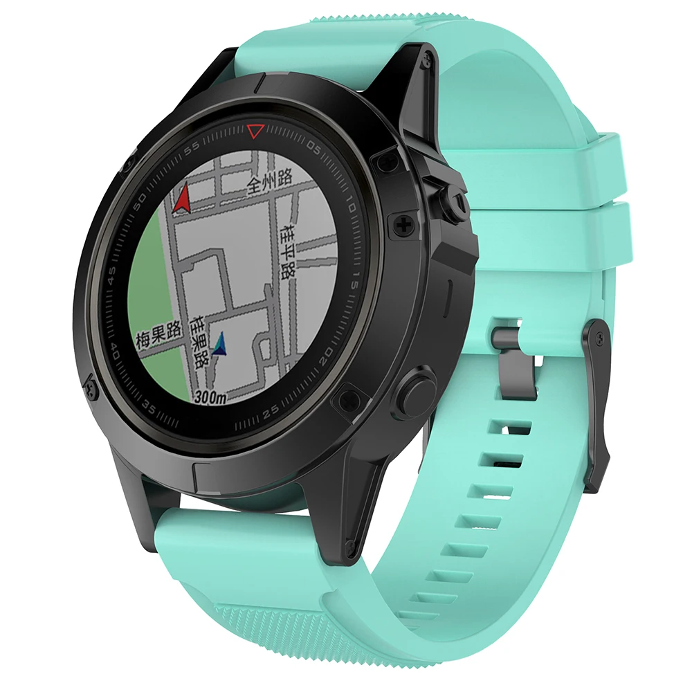 Smart Watch Silicone Wrist Band Strap Bracelet for Garmin Fenix5X/Descent Mk1/Fenix3 HR/Fenix3Sapphire/Quaitx3/Tactix Bravo Smart Watch Silicone Wrist Band Strap Bracelet for Garmin Fenix5X/Descent Mk1/Fenix3 HR/Fenix3Sapphire/Quaitx3/Tactix Bravo