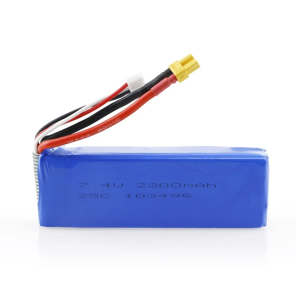 

Upgraded 7.4V 2300mAh 2S Li-po Rechargeable Battery with XT30 Plug Spare Parts Accessories for MJX Bugs 3 B3 Bugs 6 RC Drone