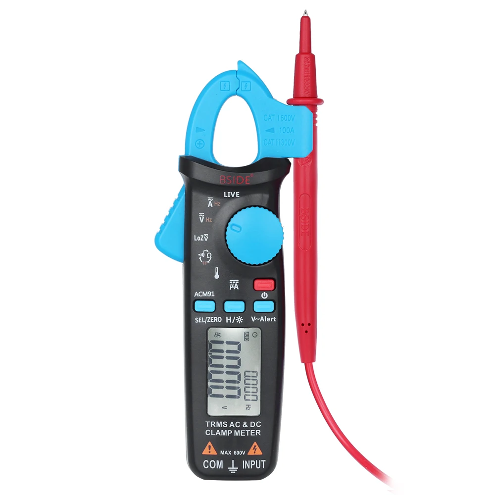 

Professional LCD Digital Clamp Meter Multimeter Voltage Current Temperature Frequency Measurement Tester