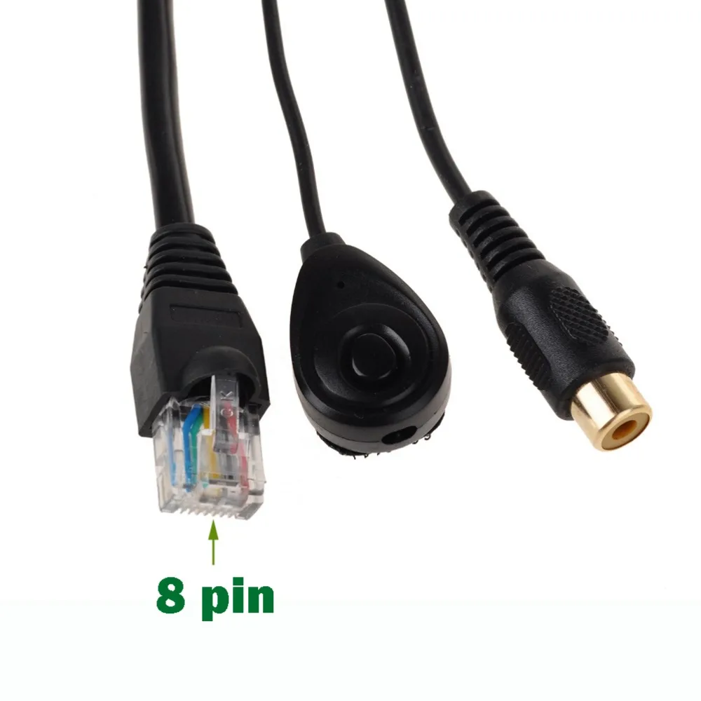 Walkie talkie vehicle Hands-free Microphone for Baojie BJ-218 Baojie 218 Car Sets 8-core Crystal Head (8)