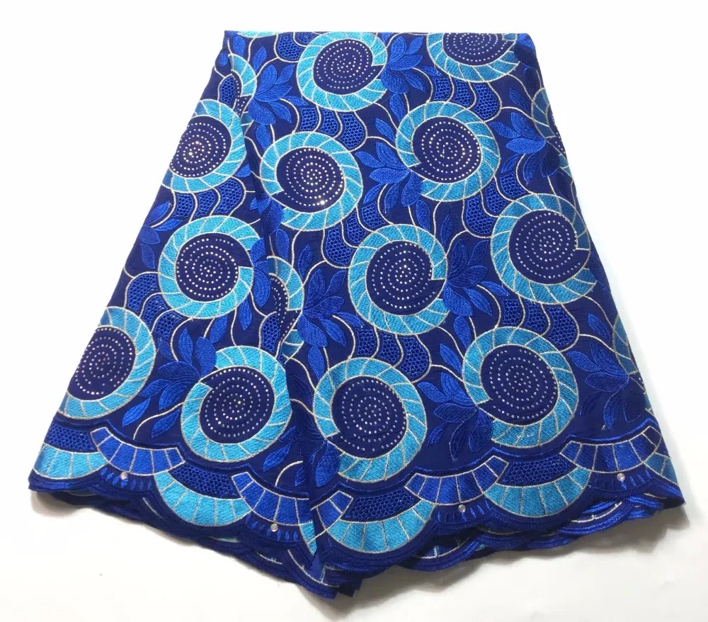 

Popular Swiss Lace Fabric 2018 new African Hollow Lace Fabeic Cotton 8colors for dress garments