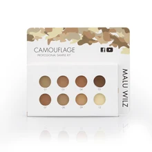 

German Brand malu wilz 8 colors concealer palette camouflage sample kit long lasting waterproof face make up contour highlight