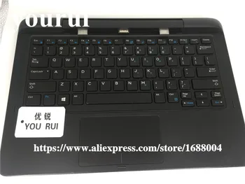 

yourui K14A Original Keyboard Base Palmrest Docking Station For Dell Latitude 13 7000 7350 Black