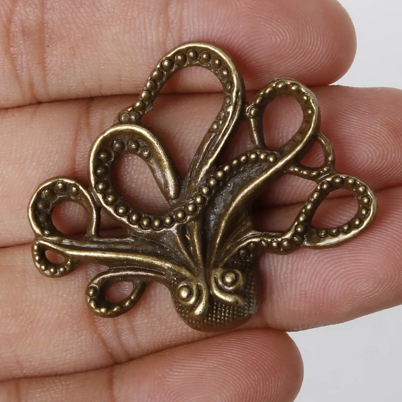 

Penney Hot ! 35x43mm Antique Bronze Metal Pendant Fish Charms Jewelry Findings Accessories for DIY
