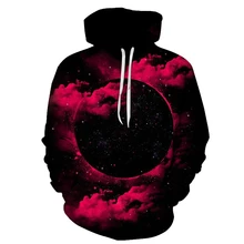 Горячая мода толстовки для мужчин/женщин 3D толстовки принт странная планета облако карман с капюшоном куртка толстовки унисекс Повседневный пуловер