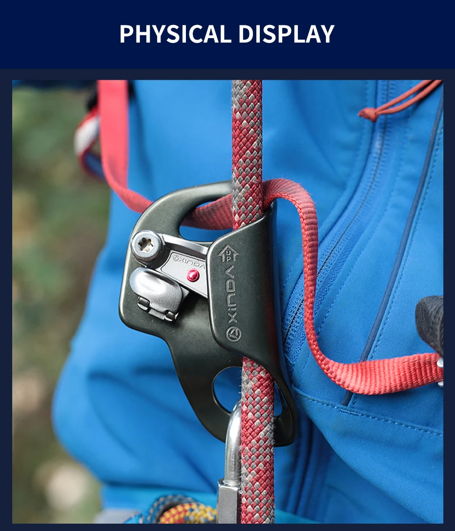 Acampamento ao ar Corda de Segurança Queda de Sobrevivência Xinda Livre Escalada Peito Ascender Ascendente Anti Dobrável Gatilho Equipamento no 11 High Quality Esporte e Lazer