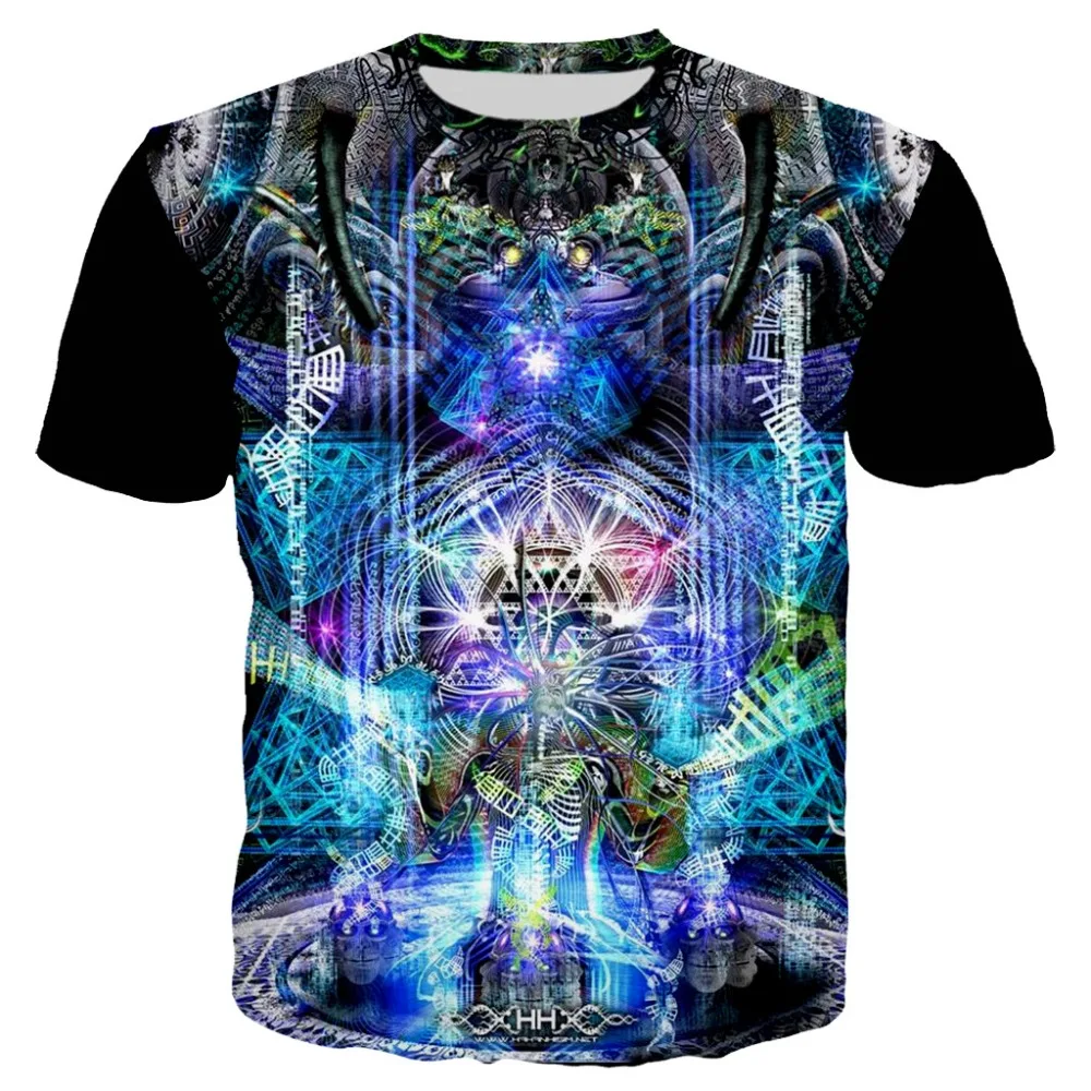 

YX Girl 2019 Summer Unisex Tops Tees Syntax of synesthesia Tshirt For Men Women Short Sleeve O-neck T-shirt Streetwear