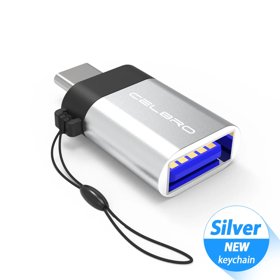 Usb type C OTG Кабель-адаптер металлический USB-C USB 3,0 type-C зарядный конвертер для samsung Galaxy S9 S8 Plus huawei P10 P20 Plus - Цвет: Sliver