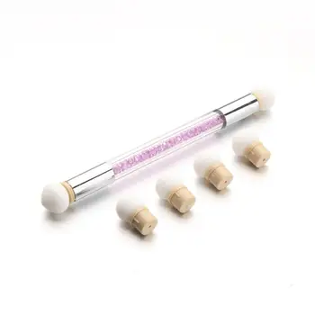 

Glitter Powder Picking Dotting Gradient Pen Brush +6 Silica Gel Nail Art ToolsAU21 dropship