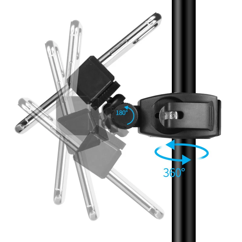 Beste Nieuwe Desktop Mounts Houder Stands voor Mobiele Telefoons Statief met 16cm LED Ring Flash Lamp Licht voor Video Bloggers