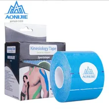 2 рулона мышцы Стикеры хлопок Гибкая спортивная лента 5 см х 5 м, эластичная заплатка Защитная повязка