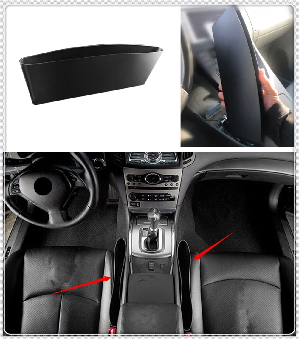 Car shape seat clearance leak-proof debris mobile phone storage box for Opel Astra g/gtc/j/h Corsa Antara Meriva Zafira