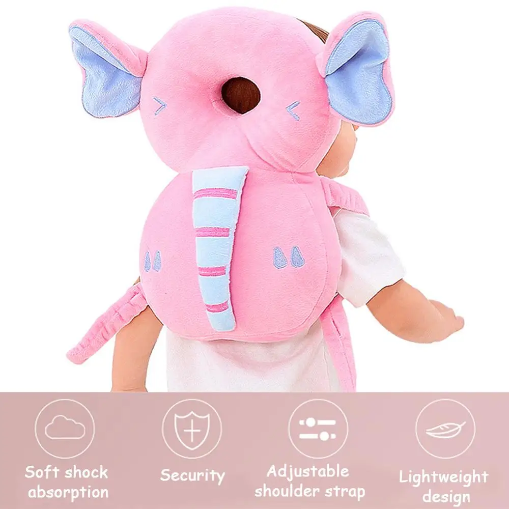 

Baby Headrest Breathable Toddler Head Protection Cute Pillow Shatter-Resistant Headrest Child Anti-Shock Cap Back Pad