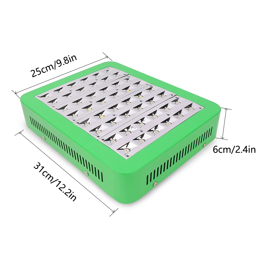 300 Вт светодио дный растет лампы 48 светодио дный s полный спектр AC85 265 В светодио дный светать для комнатных растений роста и гидропоники