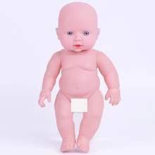

30cm Nude Color Newborn Reborn Dolls Handmade Full Vinyl Dolls Gifts Toys Brinquedos