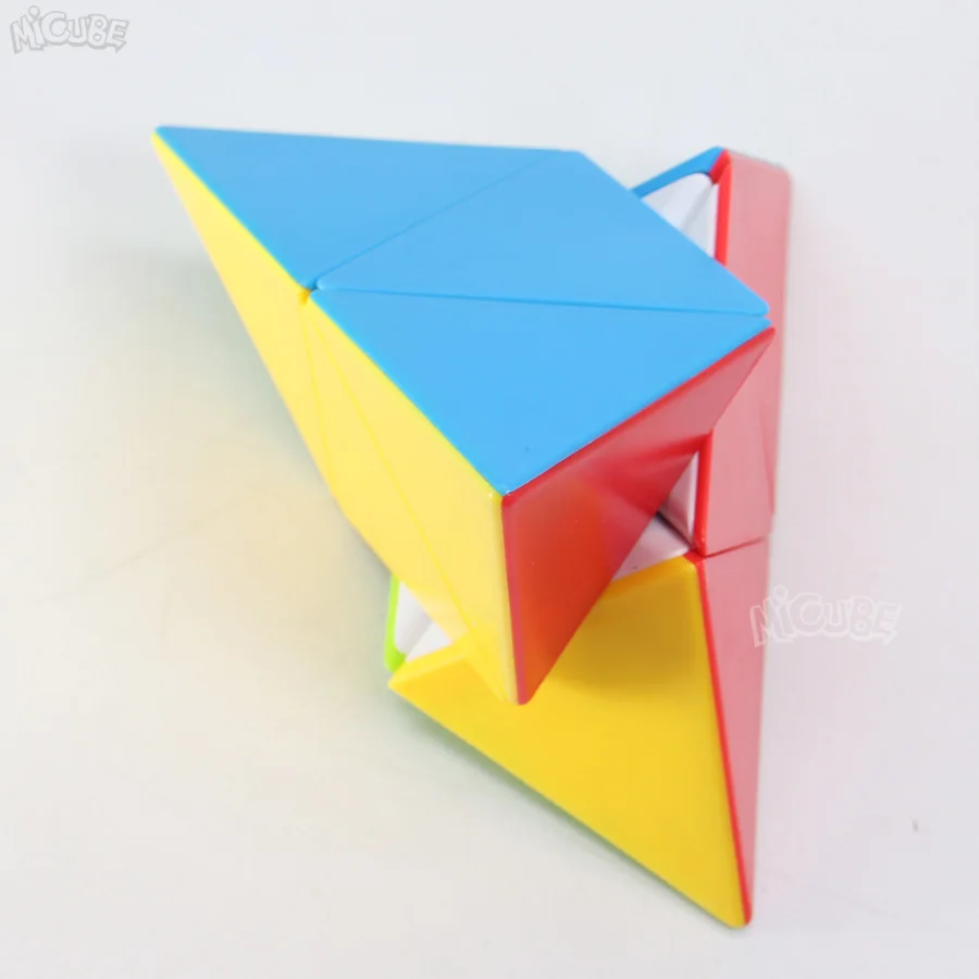 Fanxin Пирамида 2x2 Stickerless FANXINpyraminx Qiyi 2x2x2 Magic куб головоломка на скорость Развивающие игрушки для детей Cubo Magico