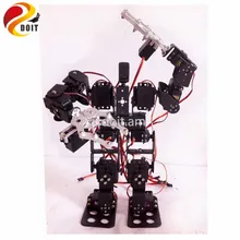 15DOF человекоподобный робот ноги ходьбы робот полный набор сервопривода стент аксессуары+ 2 шт робот металлический механический захват