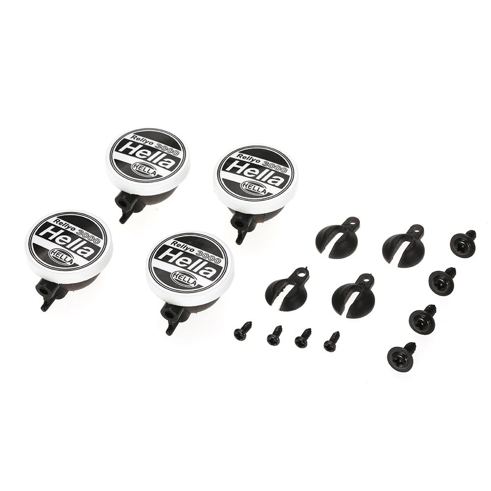 

Austar AX007B 4pcs RC Car Round LED Light Cover Lampshades for 1/10 SCX10 D90 TRX4 Model Crawler RC Car
