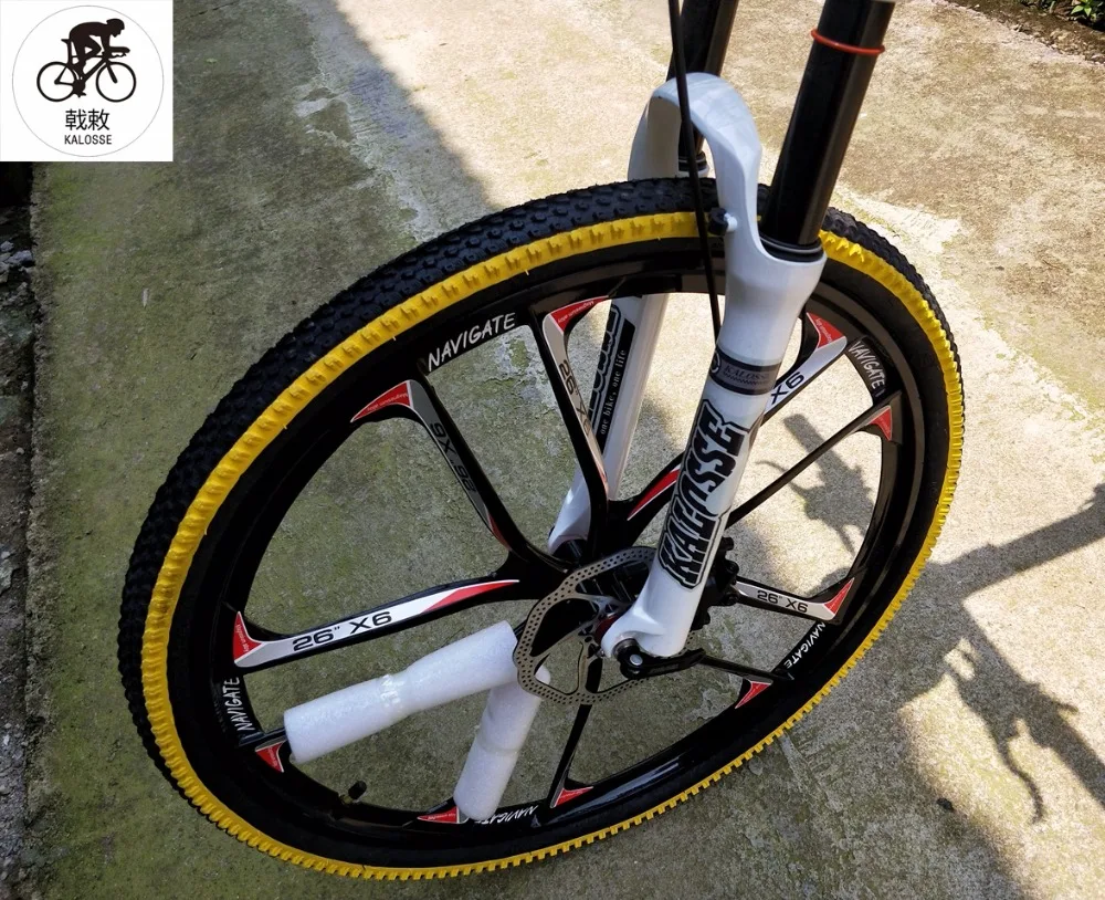 Clearance Kalosse  air front fork   bicycel folding  24/27/30 speed  26inch  bicycle mountain bike  Full suspension adults   bike 8
