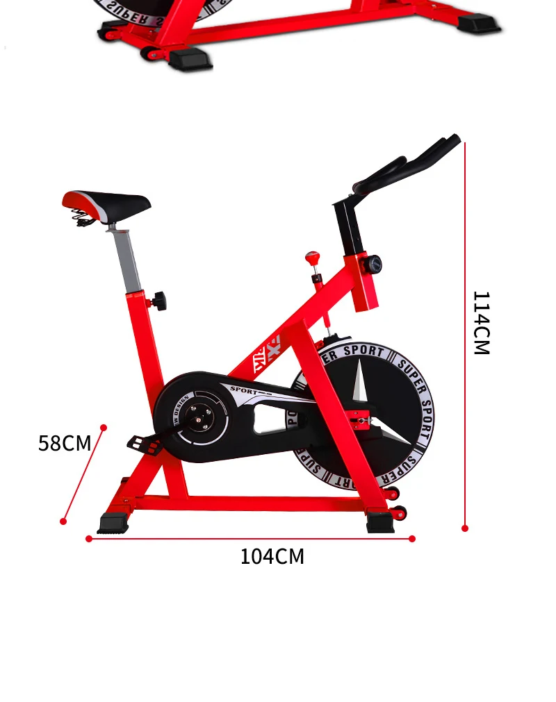 Домашний спиннинг велосипед ультра-тихий велотренажер для занятий спортом в помещении велосипедный велотренажер