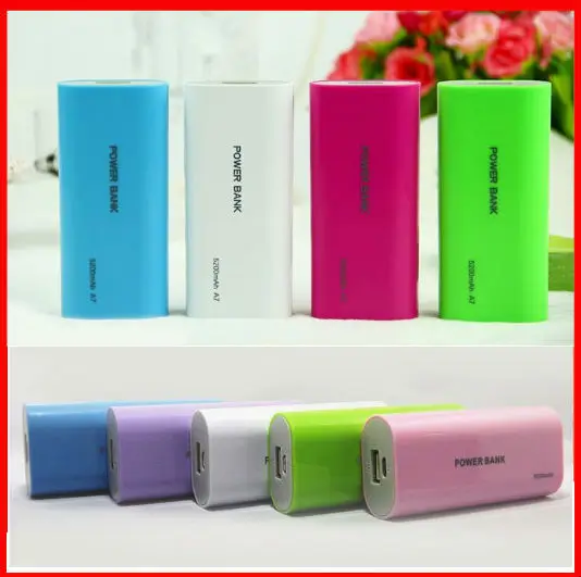5200mAh Power Bank Candy Color Pack Rechargeable Portable External Battery Charger for Apple
