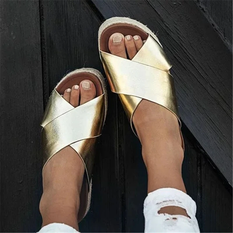 

Sexy Plus Size sandals Summer Women slippers Open toe Platform Casual shoes Ladies Outdoor Beach flip flops Female Slides Girl