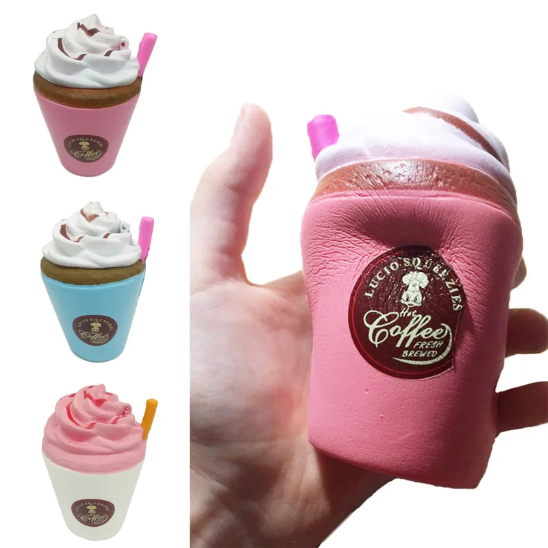 

Squishy Coffe Cup Soft Slowing Rising Scented Funny Toys For Children Adults Anti Stress Relief Toy Squeeze Toy