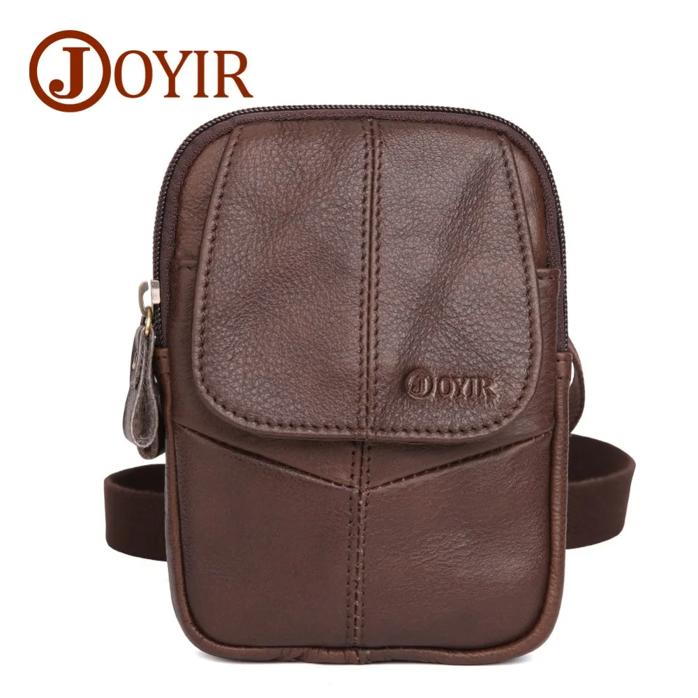 Повседневные мужские сумки JOYIR Bolsa из натуральной кожи миниатюрные через плечо