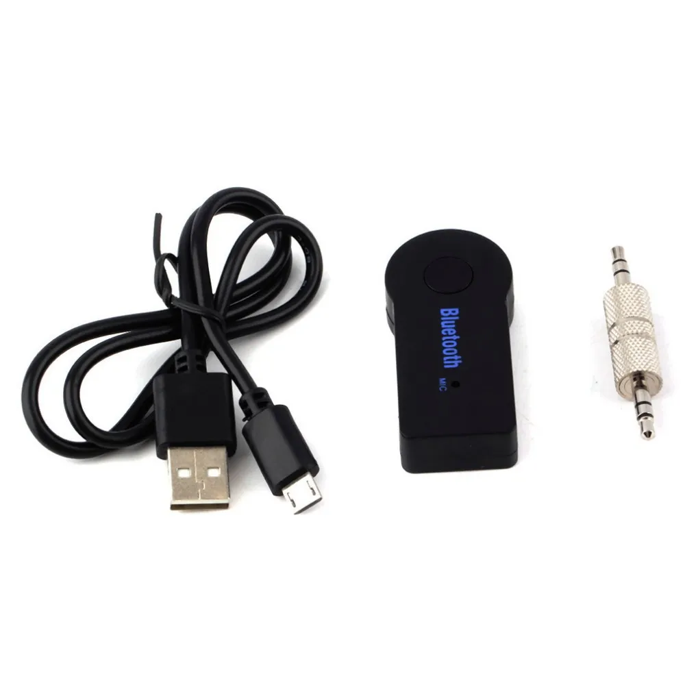 Беспроводной автомобильный Bluetooth приемник адаптер 3,5 мм Aux стерео усилитель музыки Hands-freeHome автомобильный Bluetooth аудио адаптер* 500 компл./лот