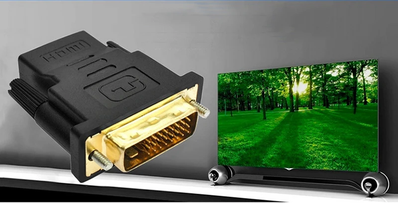 Felkin DVI 24+ 1 к HDMI Кабель-адаптер 24 К позолоченный штекер для женщин 1080P HDMI к DVI адаптер конвертер для HDTV проектора