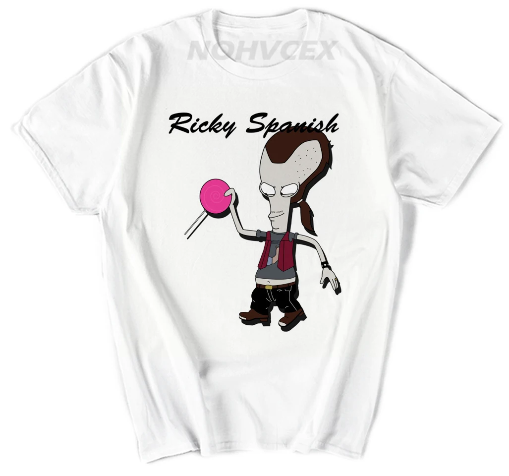

American Dad Rodger The Alien Men's T Shirts Cotton Short Sleeve T-Shirt