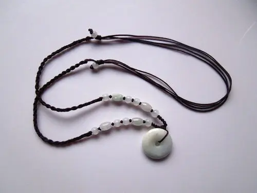 3pcs/ Jade peace buckle necklace the jewelry accessories Buddhist China gift | Украшения и аксессуары