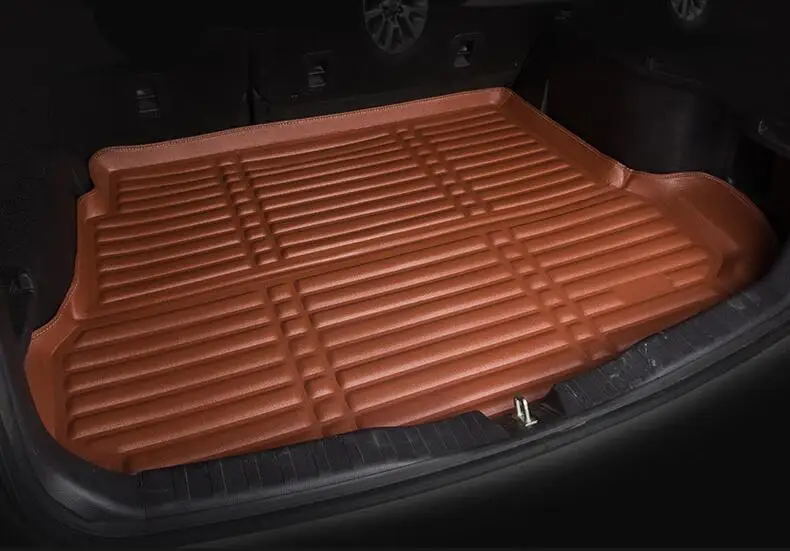 

car-styling case for Peugeot 307 408 508 Car Trunk Mats Covered Waterproof Trunk Carpets car styling