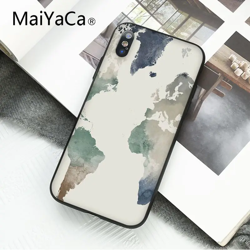 Для путешествий в карта мира самолет планы Чехол для мобильного телефона iphone 11 12