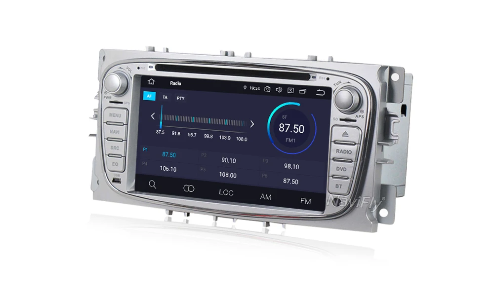 Discount 2 din Android9.0 8Core 4G RAM 32G ROM IPS DSP RDS Car DVD Multimedia Player GPS Navi For Ford For Focus2 Mondeo Galaxy 23