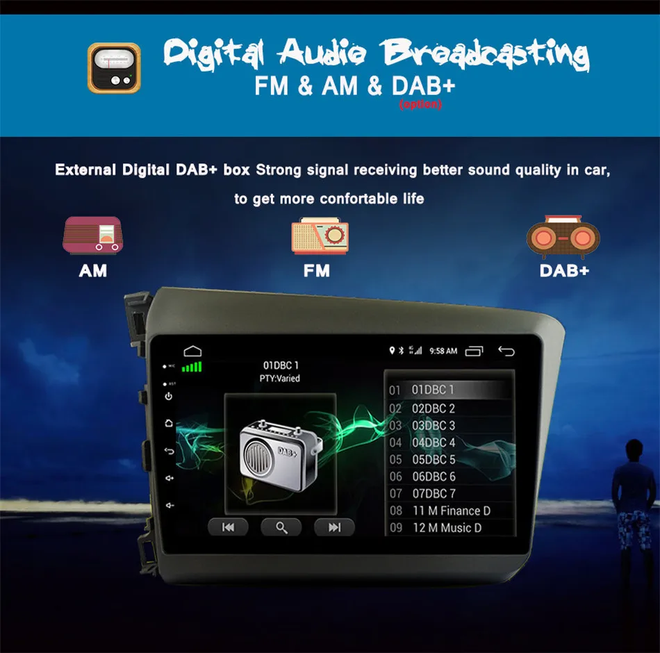 Cheap IPS 9" Screen Octa core 4G RAM 64G ROM Android 9.0 Car DVD PGS navigation For Honda Civic 2011-2015 Stereo multimedia Player 15 Cheap IPS 9" Screen Octa core 4G RAM 64G ROM Android 9.0 Car DVD PGS navigation For Honda Civic 2011-2015 Stereo multimedia Player 15