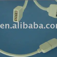 Светодиодный аксессуар; 4pin Соединитель с кабелем для RGB полосы