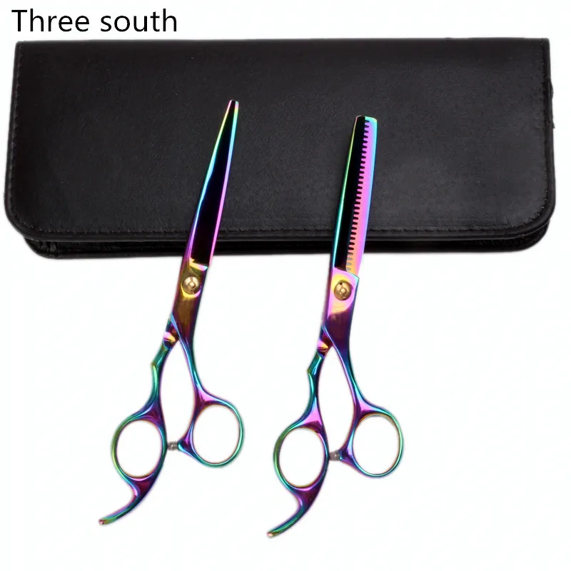 

6.0 inch color japan scissors teflon cheap hairdressing scissors hairdresser hairdresser's scissors