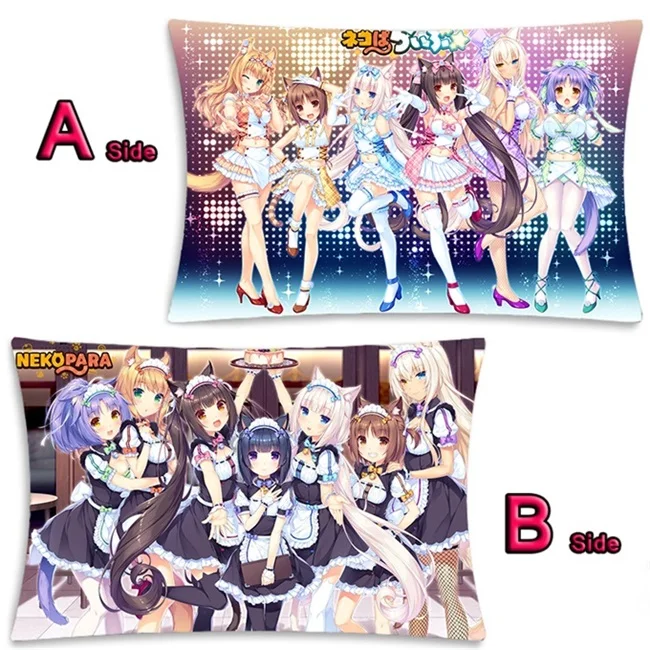 Аниме Nekopara Chocolat ванильный Azuki кокосовый клен Dakimakura обнимающий чехол для подушки для тела, наволочка для подушки, 2WAY 35x55 см - Цвет: 18