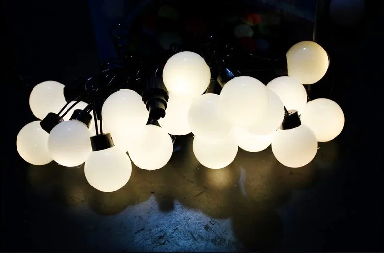Us 12 0 Warm White Led Christmas Lights Ball Type 40mm Diameter 5m 20led String Waterproof 220 240v Plug Ac90 130v In Lighting Us 12 0 Warm White Led Christmas Lights Ball Type 40mm Diameter 5m 20led String Waterproof 220 240v Plug Ac90 130v In Lighting