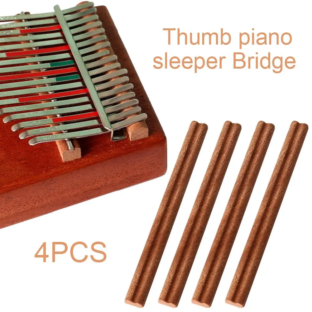 4 шт./компл. 17 клавишным калимба Mbira DIY Сталь ключи мост игрушечное пианино музыка