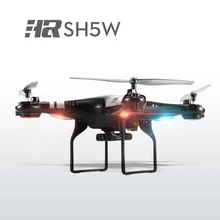 SH5W дрона с дистанционным управлением 2.0MP Камера Wi-Fi FPV 2,4G 4CH 6-Axis Gyro RC Quadcopter RTF р/у «Безголовый» режим 3D выворот 120 м расстояние со светом