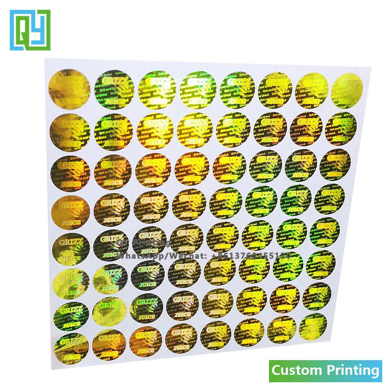 Рисунок 4 - голографические наклейки